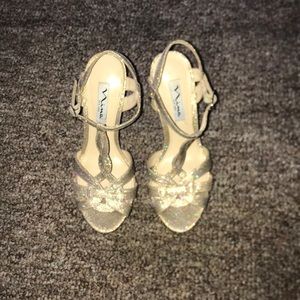 Pretty pink shoes sparkling great for prom